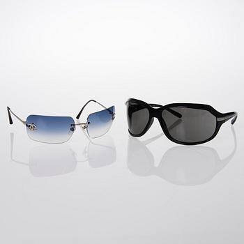Prada and Chanel Sunglasses.