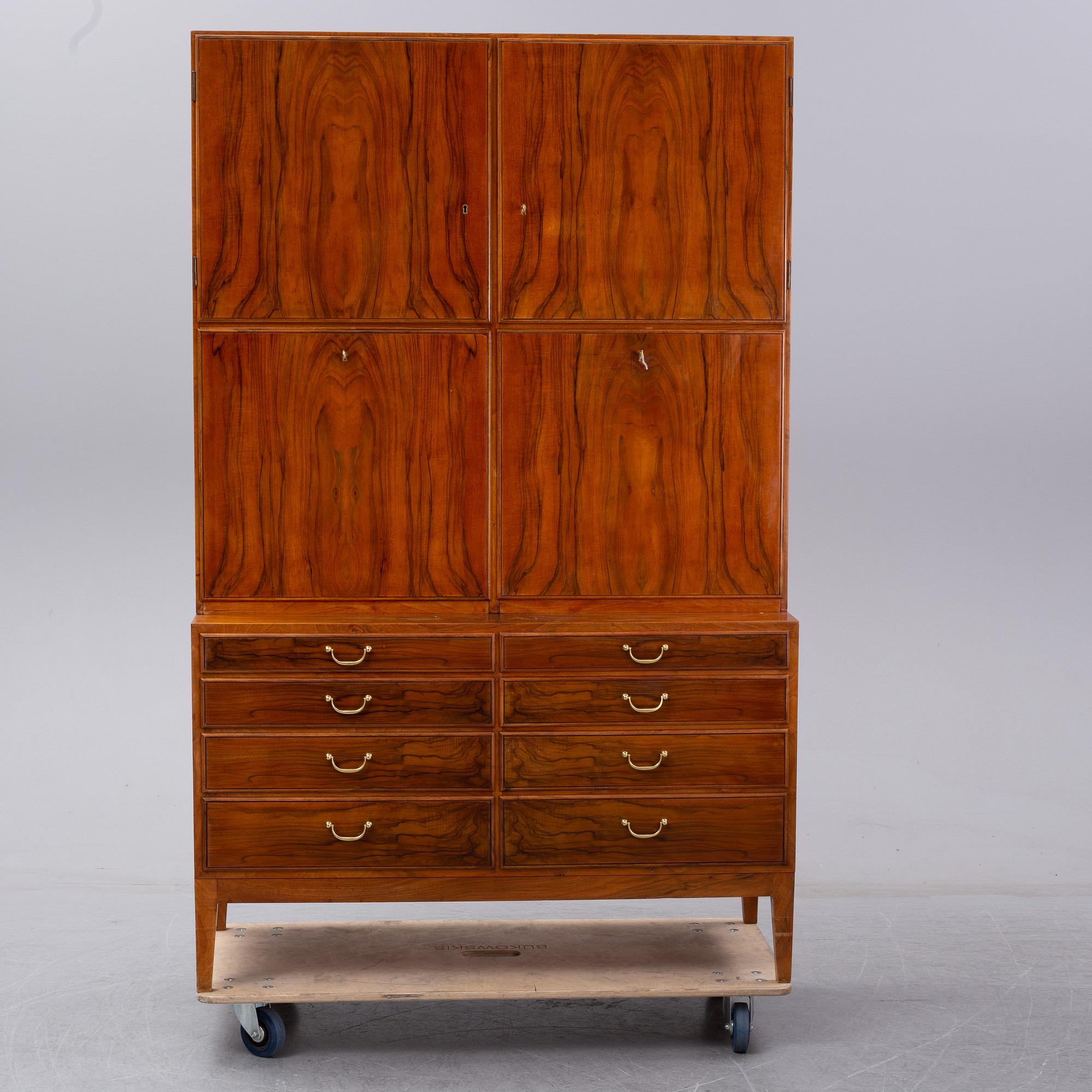 A Danish walnut cabinet, Nordex, 1940's.