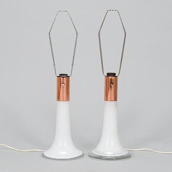 Lisa Johansson-Pape, a set of two 1960s table lamps, '46-017' for Stockmann Orno, Finland.