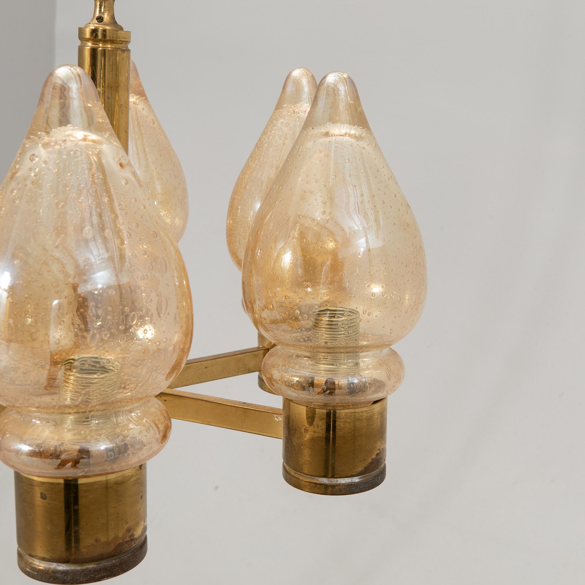 Taklampa 1900-talets andra hälft.