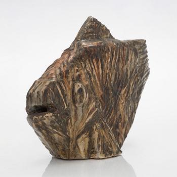 Taisto Kaasinen, skulptur, stengods, signerad T. Kaasinen Arabia.