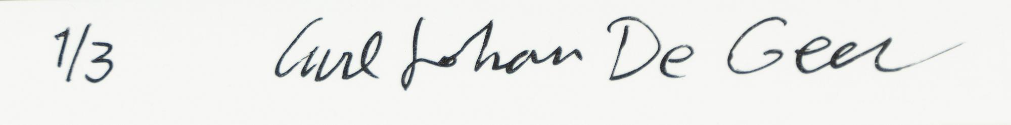 Carl Johan De Geer, "Maj 1968".