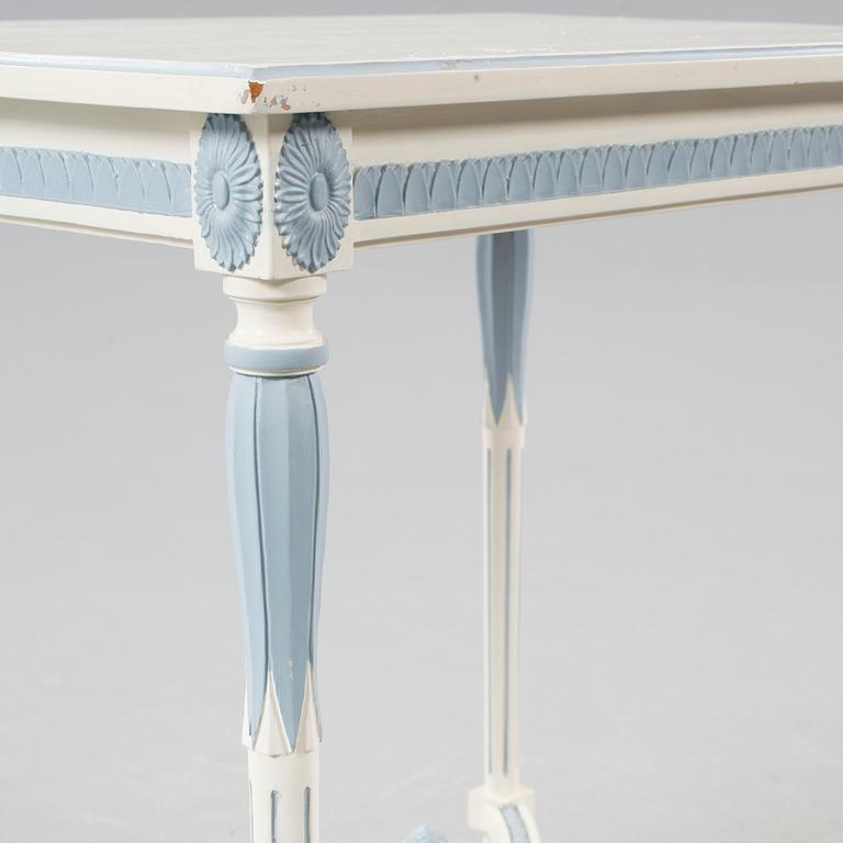 A gustavian style table, early 20th century.