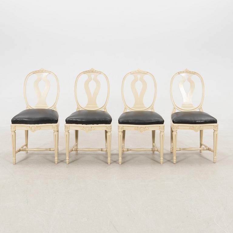 Chairs 8 pcs. Gustavian style mid-20th century.