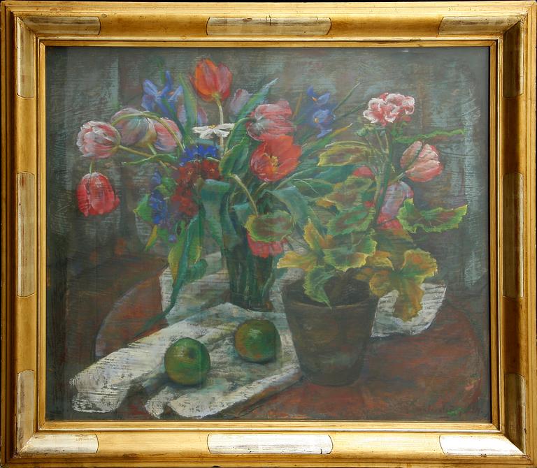 HENNING MALMSTRÖM, pastell, sign och dat 1929.