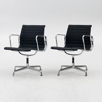 Charles & Ray Eames, armchairs, a pair, model EA 108, Vitra.