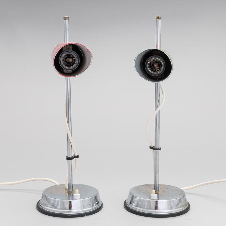 A pair of 1960's table lamps.