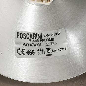 Lucidi & Pever, a set of three concrete Aplomb mini ceiling pendants for Fosvcarini 21st century.