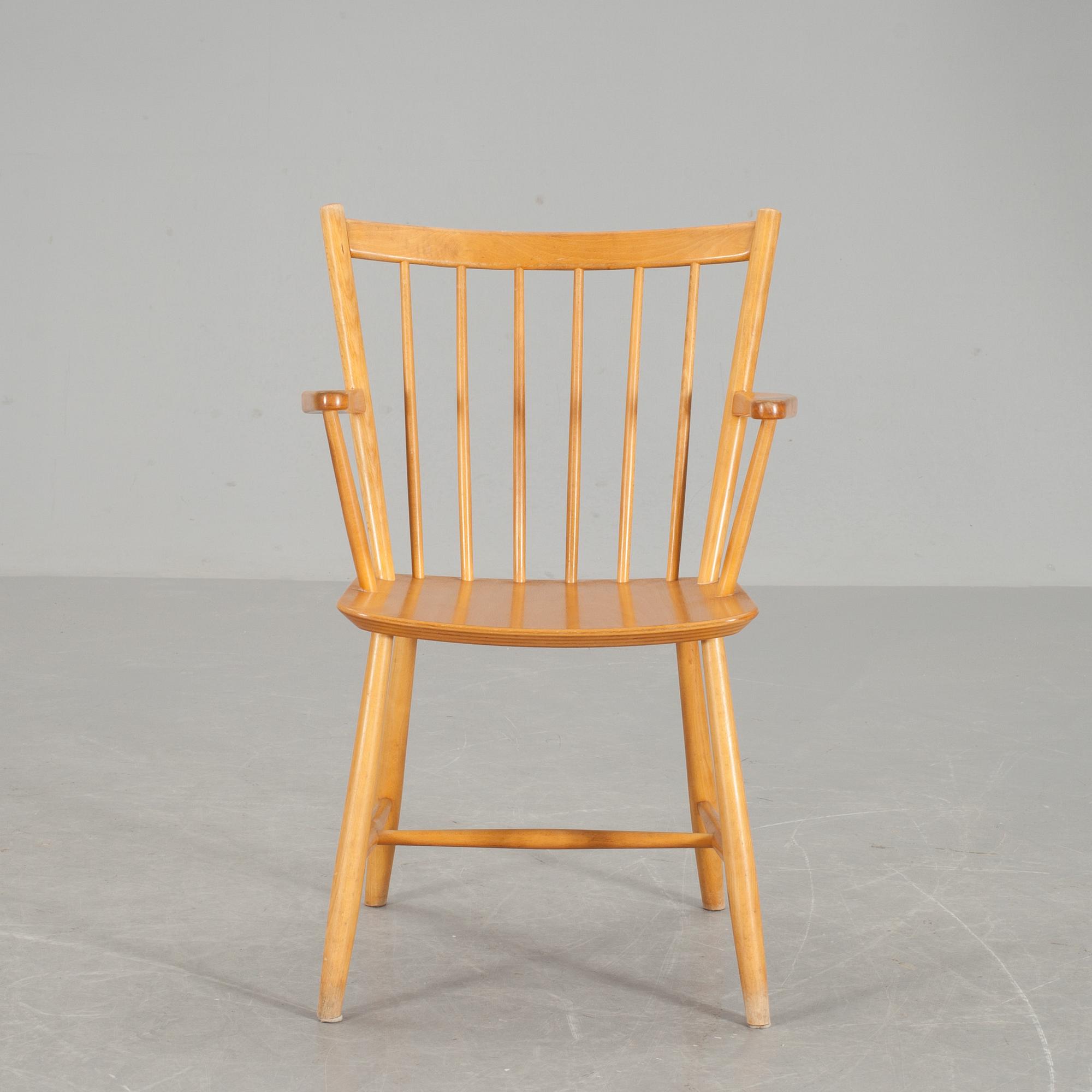 KARMSTOL, Børge Mogensen för FDB Möbler, Danmark, ca 1960-1970.
