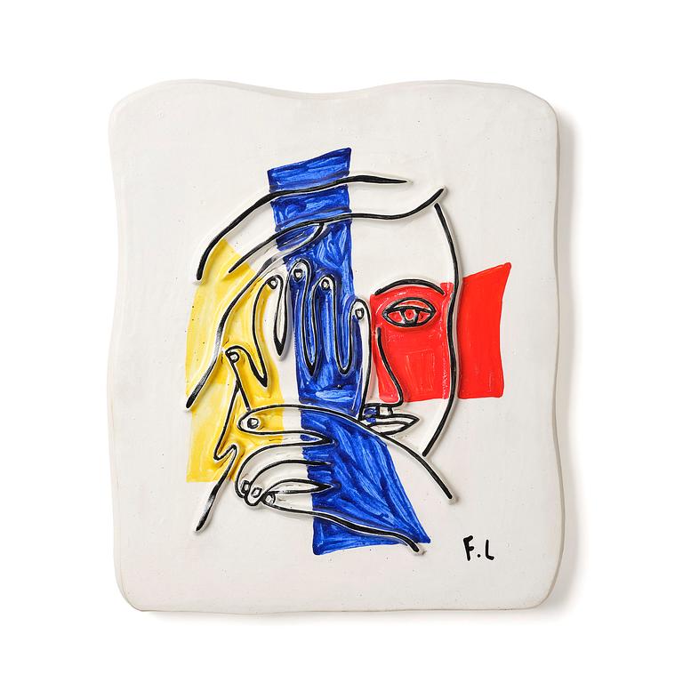 Fernand Léger, "Visage aux deux mains".