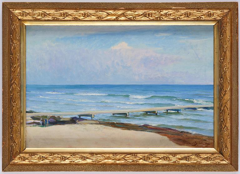 Oscar Björck, Swimmers' jetty in Skagen.