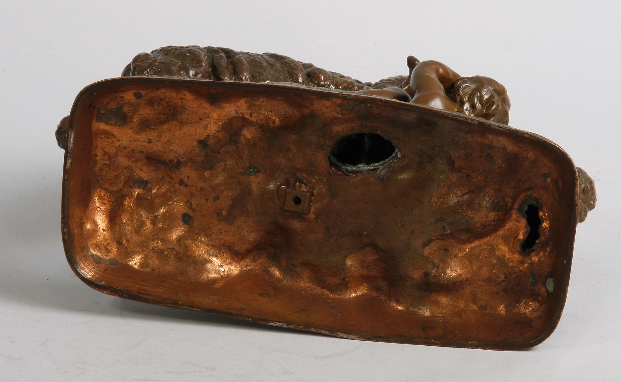 SKULPTUR, metall, 1900-tal.