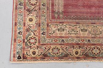 A rug, antique silk Tabriz, probably, ca 171 x 118,5 cm.