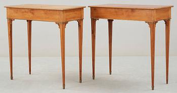 A pair of Swedish 19th century tables.