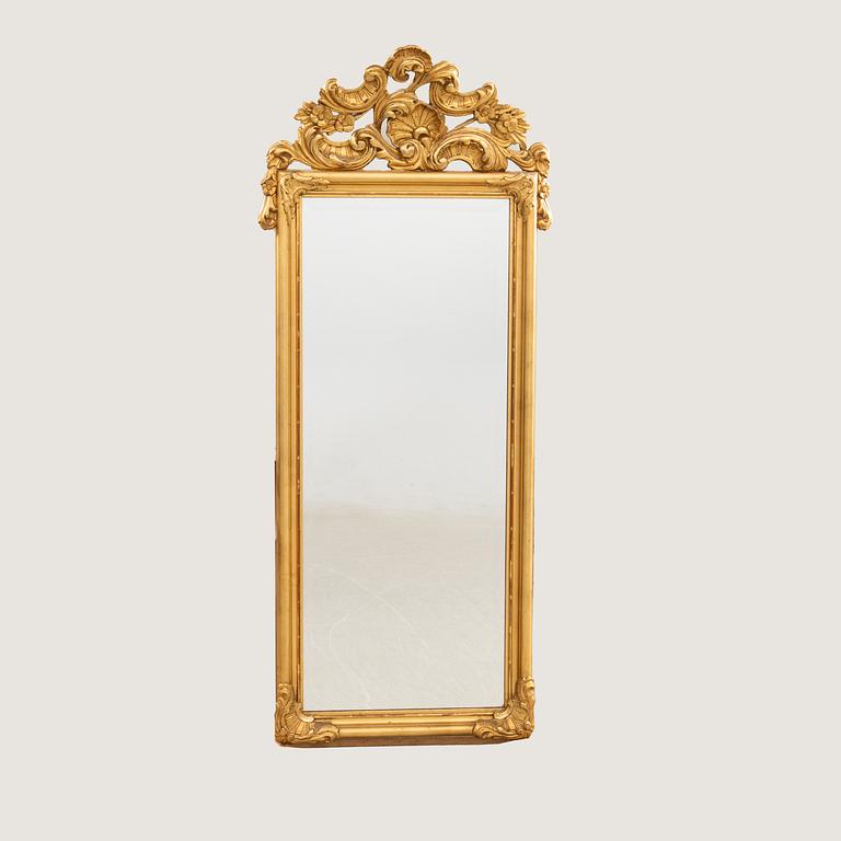 Mirror Rococo style mid-20th century.