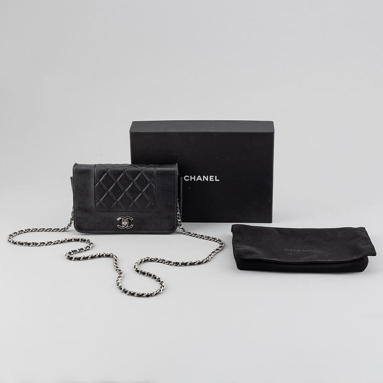 Chanel, a black leather 'Mademoiselle' handbag, 2016-2017.
