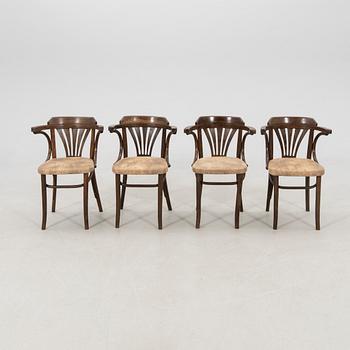Armchairs, 4 pcs, second half of the 20th century.