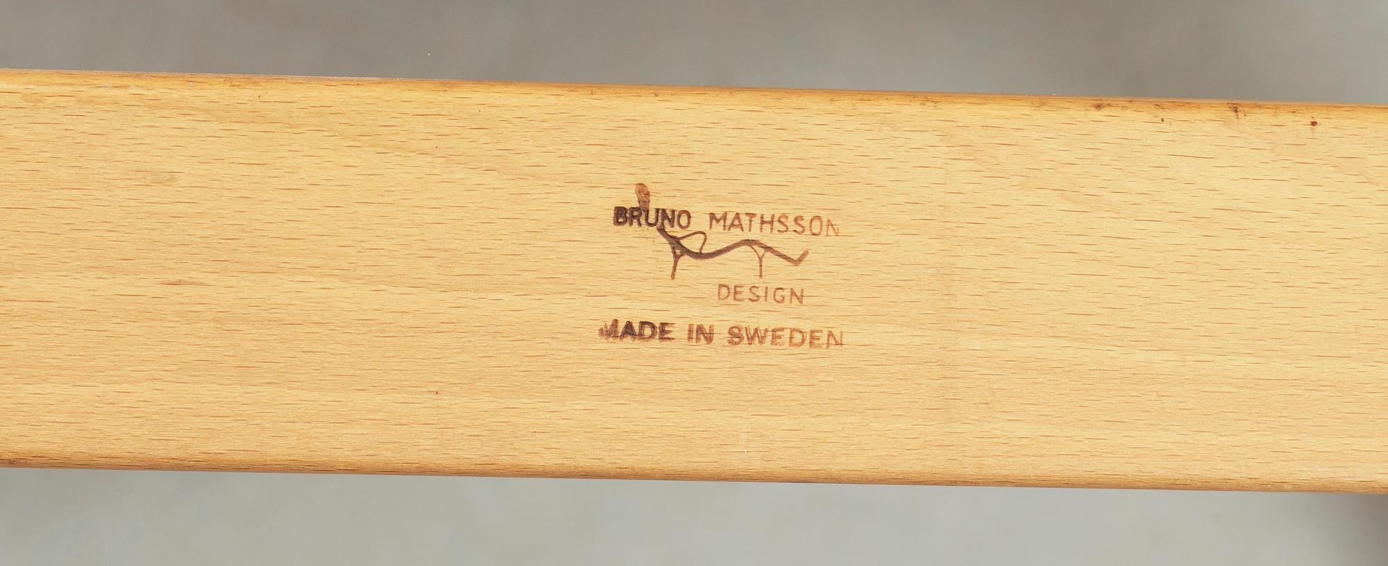 FÅTÖLJ, "Eva", Bruno Mathsson, Firma Karl Mathsson, Värnamo 1965.