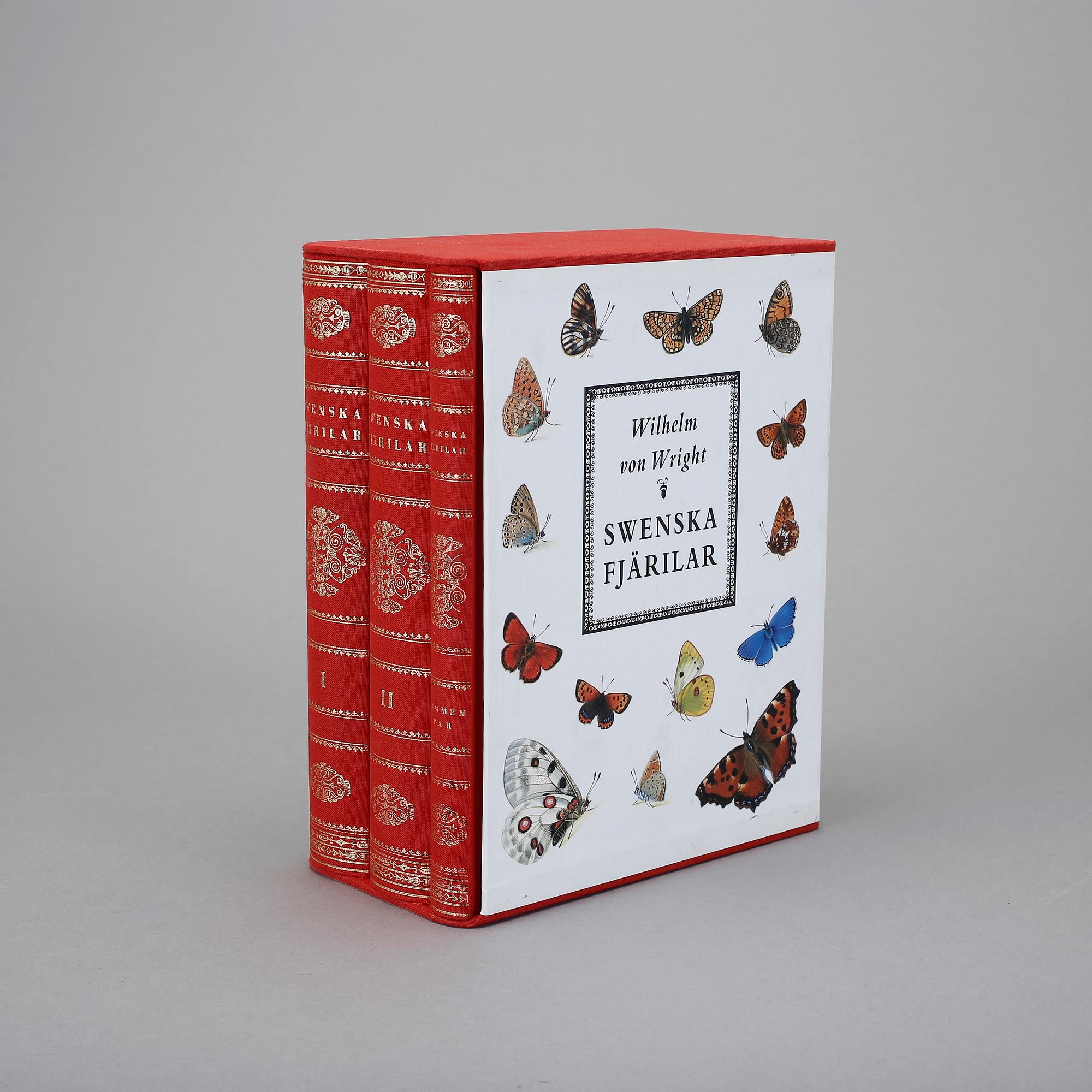 BÖCKER, 3 band, Swenska Fjärilar, 1-3,  Rene Coeckelberghs Editioner, 1989.