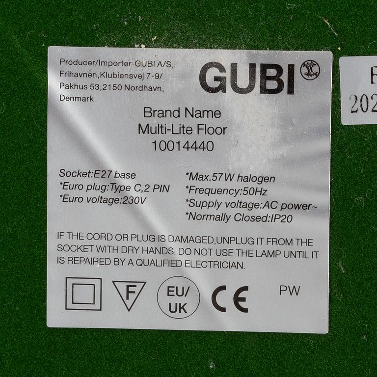 Louis Weisdorf, golvlampa, "Multi-Lite", GUBI, samtida,.