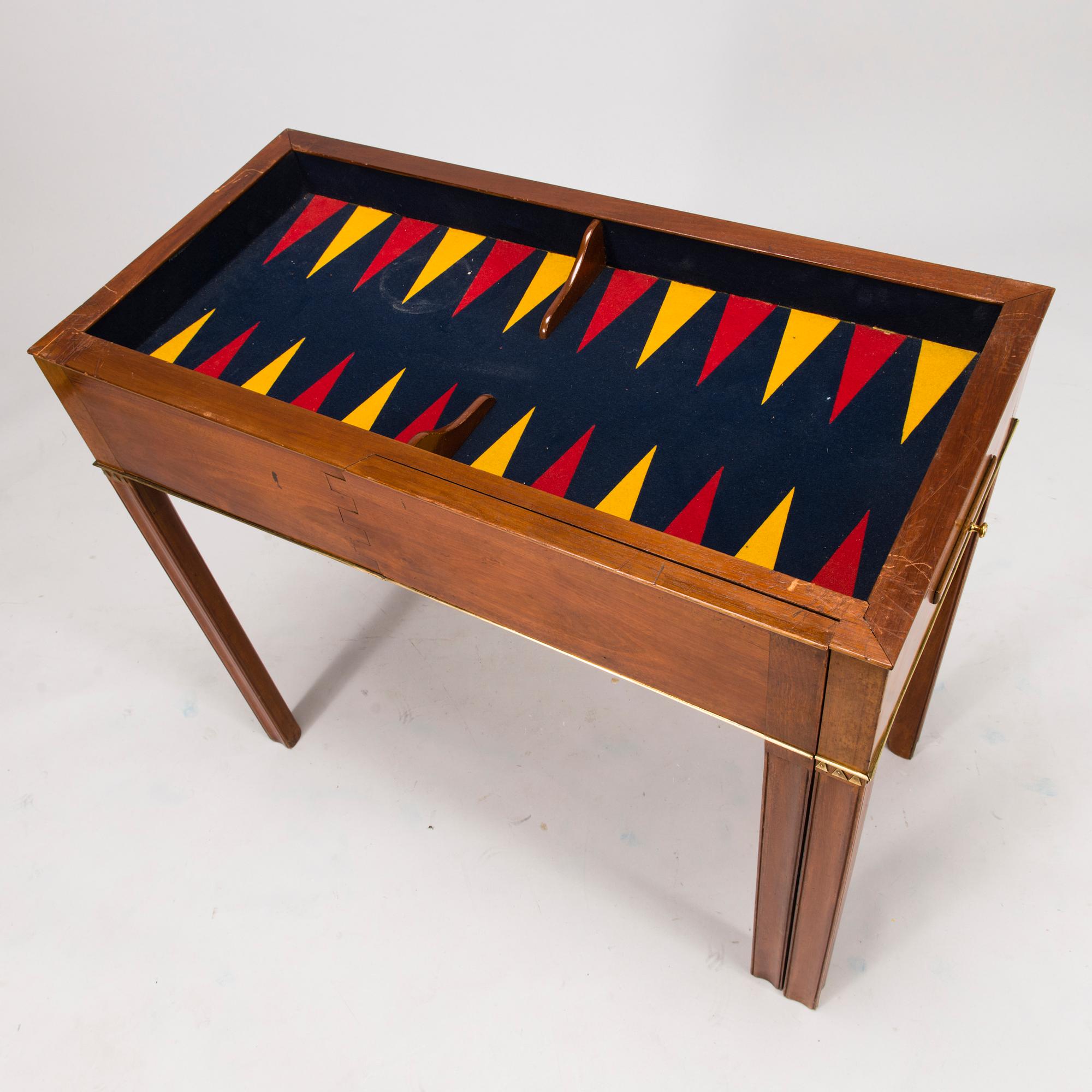 A GUSTAVIAN GAME TABLE.