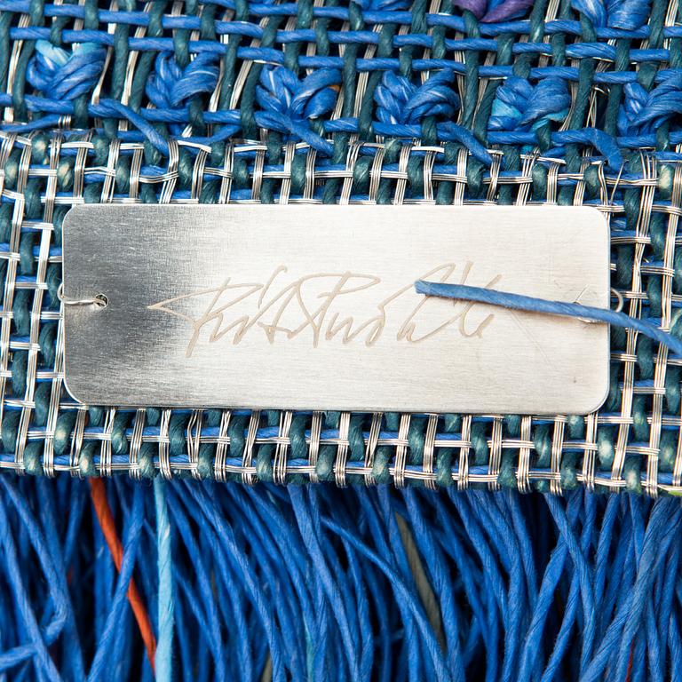 Ritva Puotila, taidetekstiili signeerattu Ritva Puotila, Woodnotes.