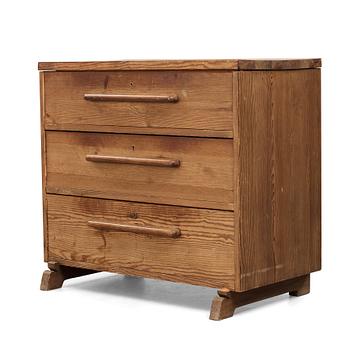 174. Axel Einar Hjorth, attributed to, a pine chest of drawers, Nordiska Kompaniet, Sweden 1930´s.