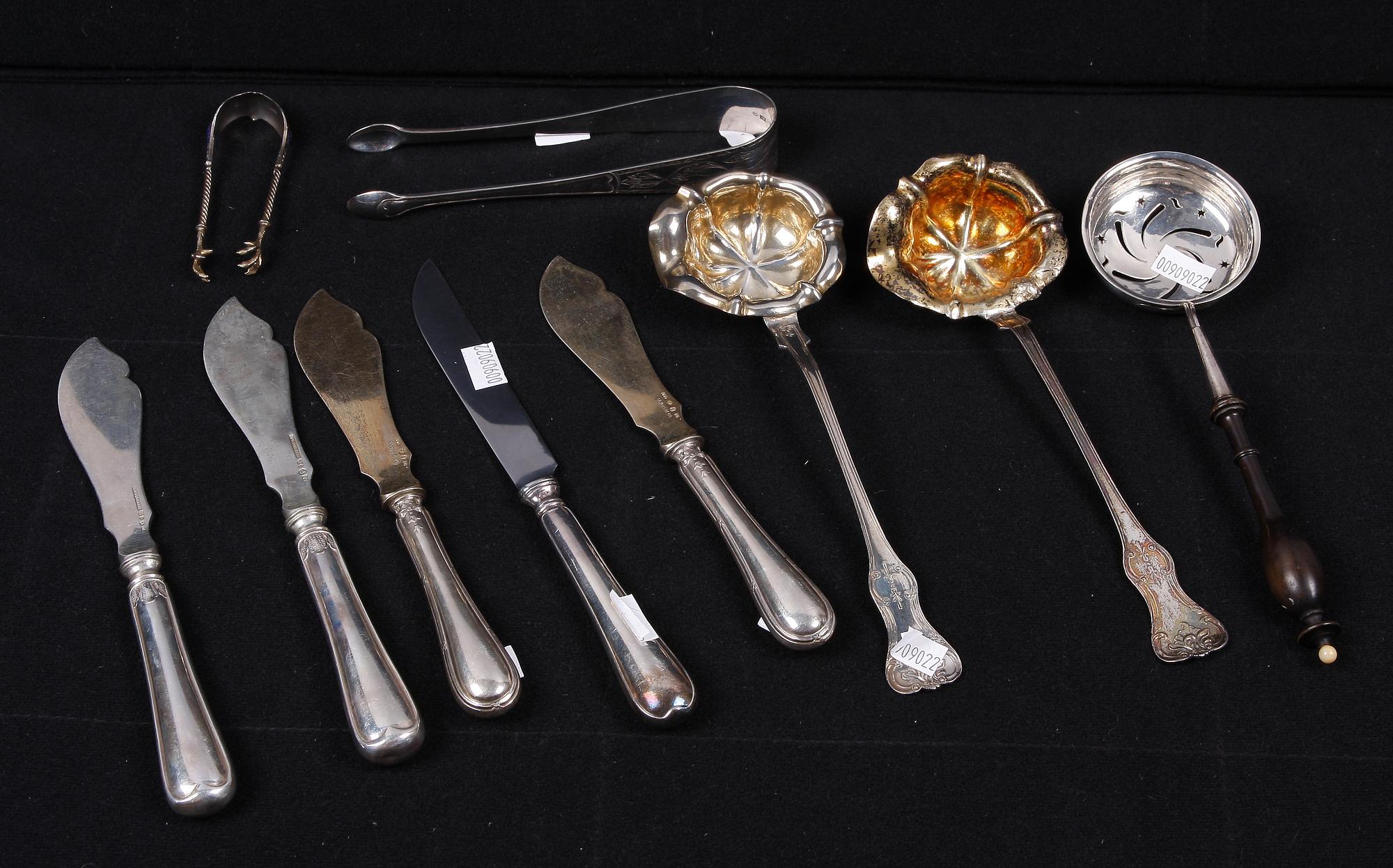 BESTICKSDELAR, 10 st, silver.