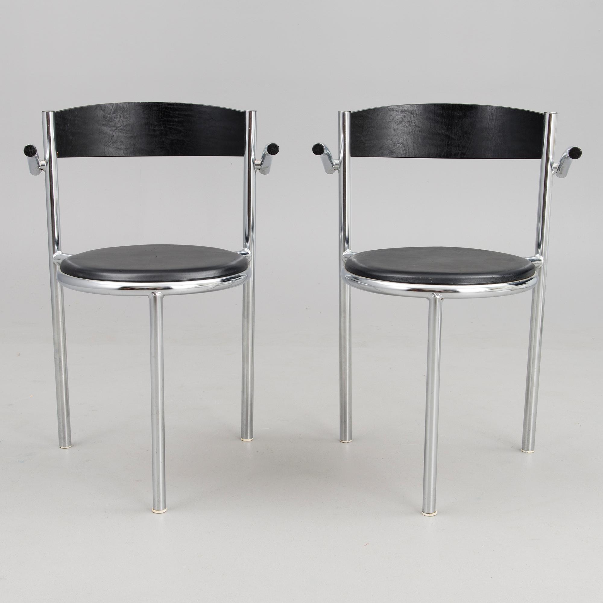 JOUKO JÄRVISALO, tuoleja 4 kpl, "Aqua B", Inno Interior.