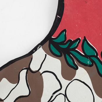 Enrico Baj, inflatable sculpture, plastic. Printed in signature.