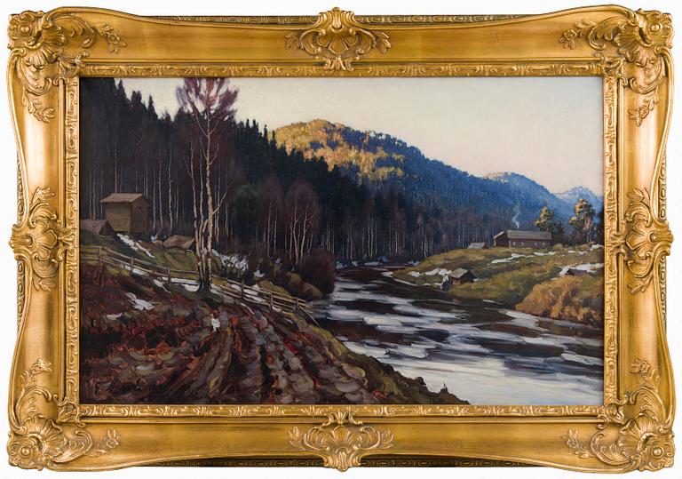 Grigor Auer, Näkymä Impilahdelta (Laatokka).