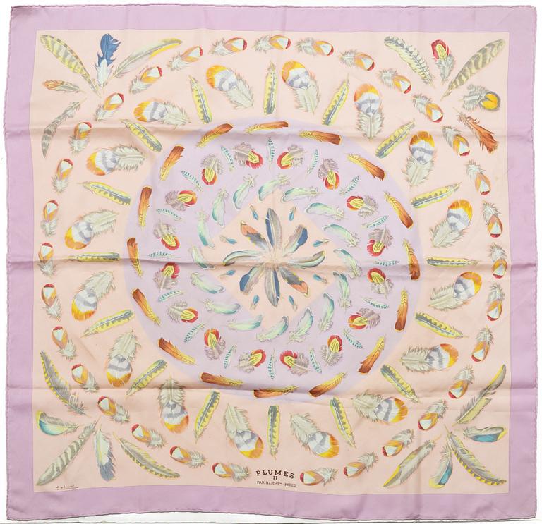 Hermès, scarf, "Plumes II".