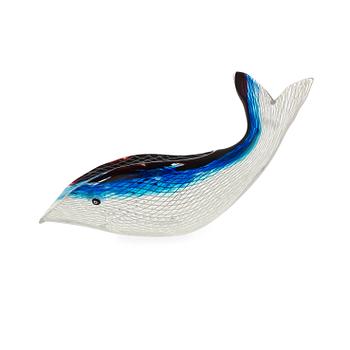 441. A Dino Martens glass bowl, Aureliano Toso, Italy, 1950's.