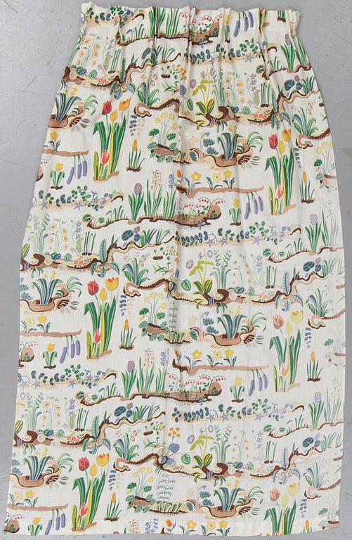 Josef Frank, ten 'Primavera' linen curtains, Svenskt Tenn.