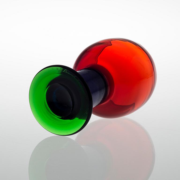 KAJ FRANCK, POKAL, glas, signerad Kaj Franck Nuutajärvi Notsjö.