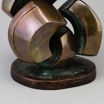 FOLKE TRUEDSSON, skulptur, brons, signerad.