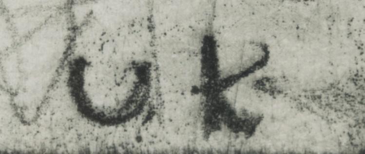 UNTO KOISTINEN, etsning, signerad, daterad 1945 och numrerad tpl'a 3/10.