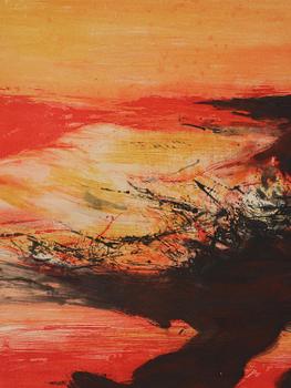 Zao Wou-ki, Untitled, from: Nobel Prize Portfolio.