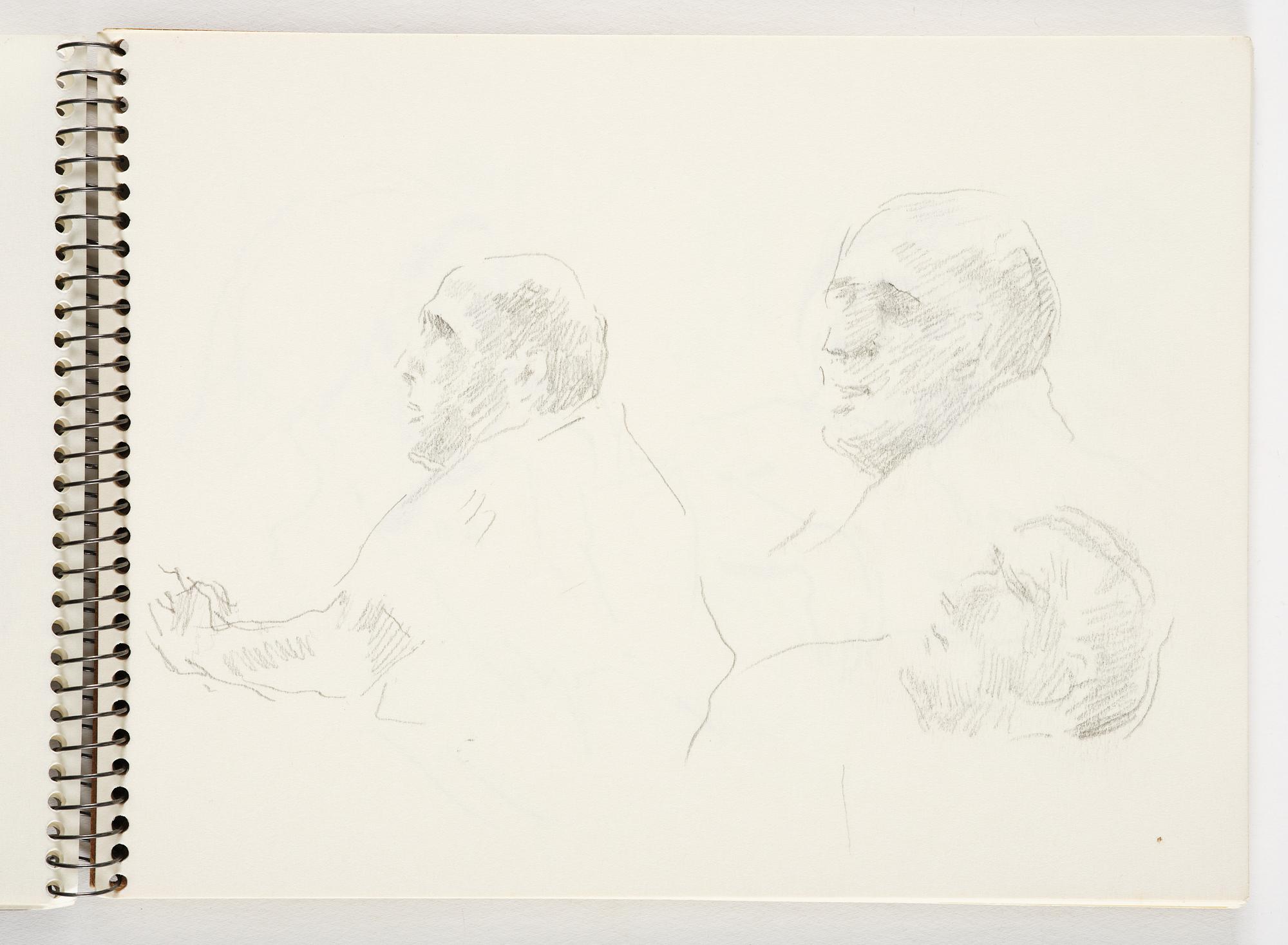 Lotte Laserstein, 4 skissböcker med blyertsteckningar.