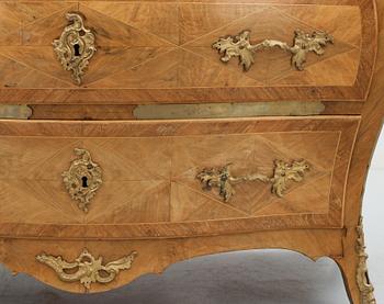 A Swedish Rococo 18th Century commode by M. Engström.