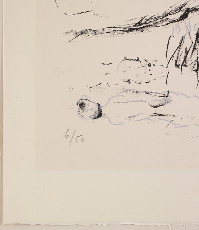 MARC CHAGALL, färglitografi, 1964, signerad med blyerts och numrerad 6/50.