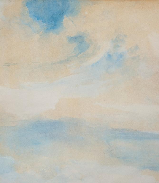 Carl Larsson, "Körsbärsblom" / "Kvinna i landskap".