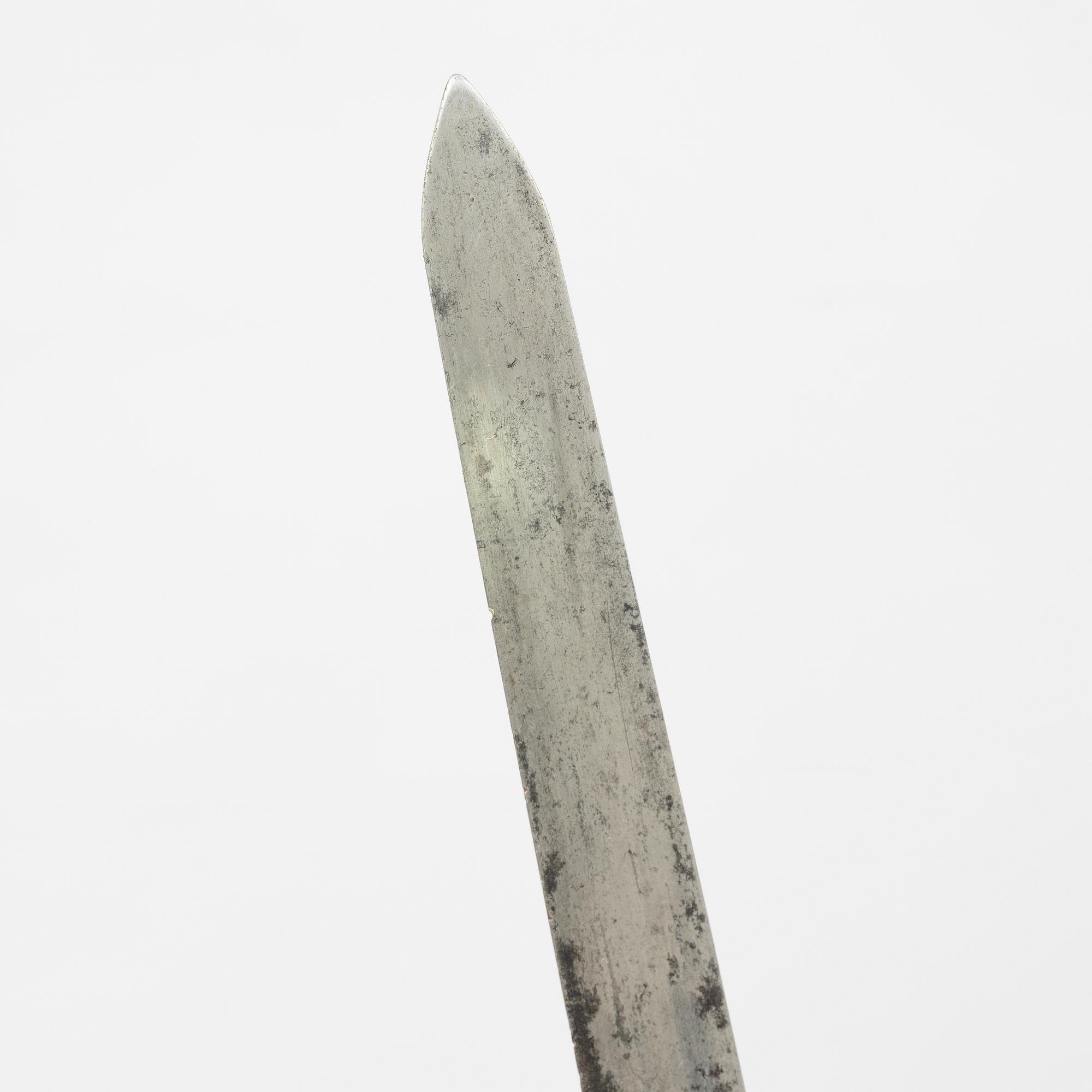 Värja, svensk, för infanteriofficer, omkring år 1800.