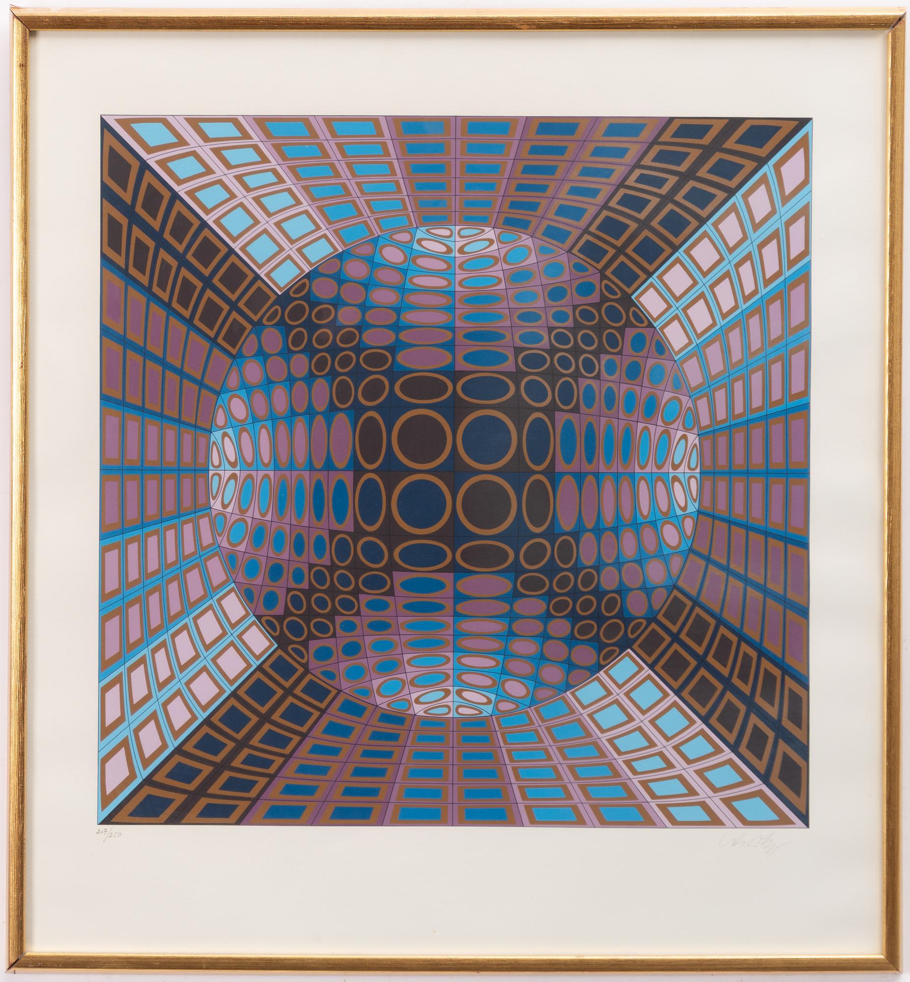 Victor Vasarely, Composition.