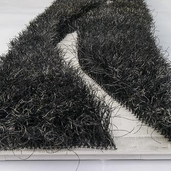 Ritva Puotila, konsttextil, "River", signerad Ritva Puotila Woodnotes 2000.