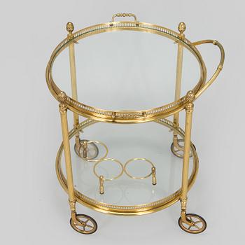 Serving trolley, mid-20th century.