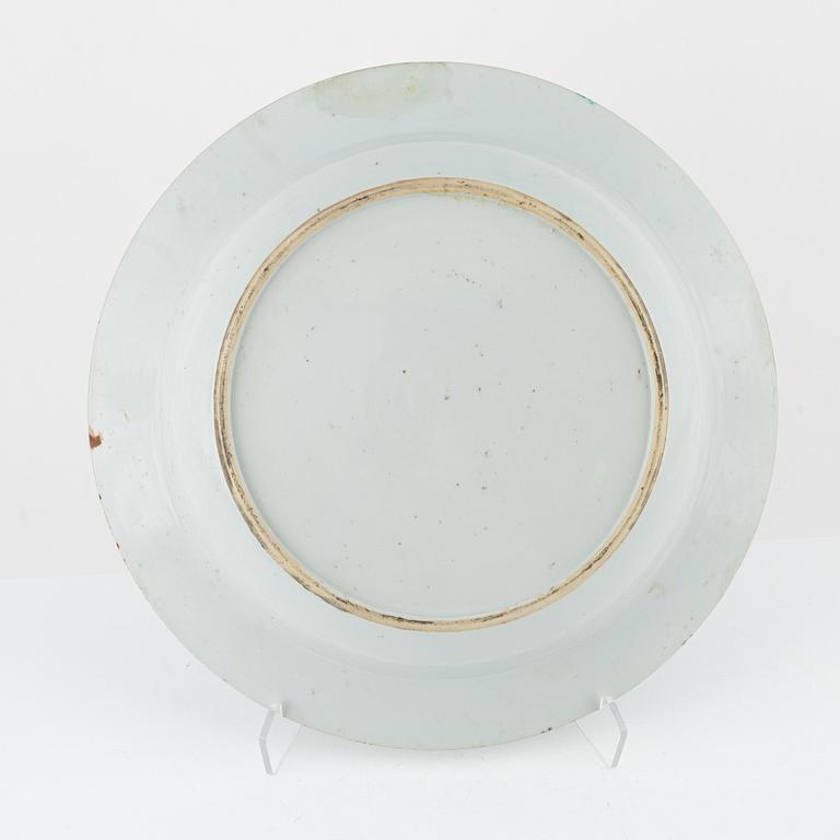 A blue and white basin, Qing dynasty, Qianlong (1736-95).