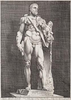 939. Hendrick Goltzius, "The Emperor Commodus as Hercules".