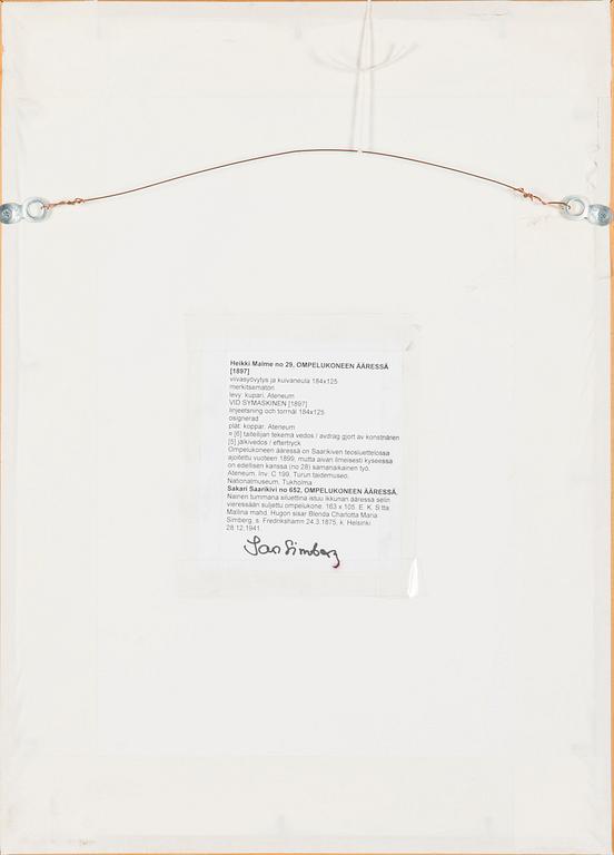 Hugo Simberg, Vid Symaskinen.