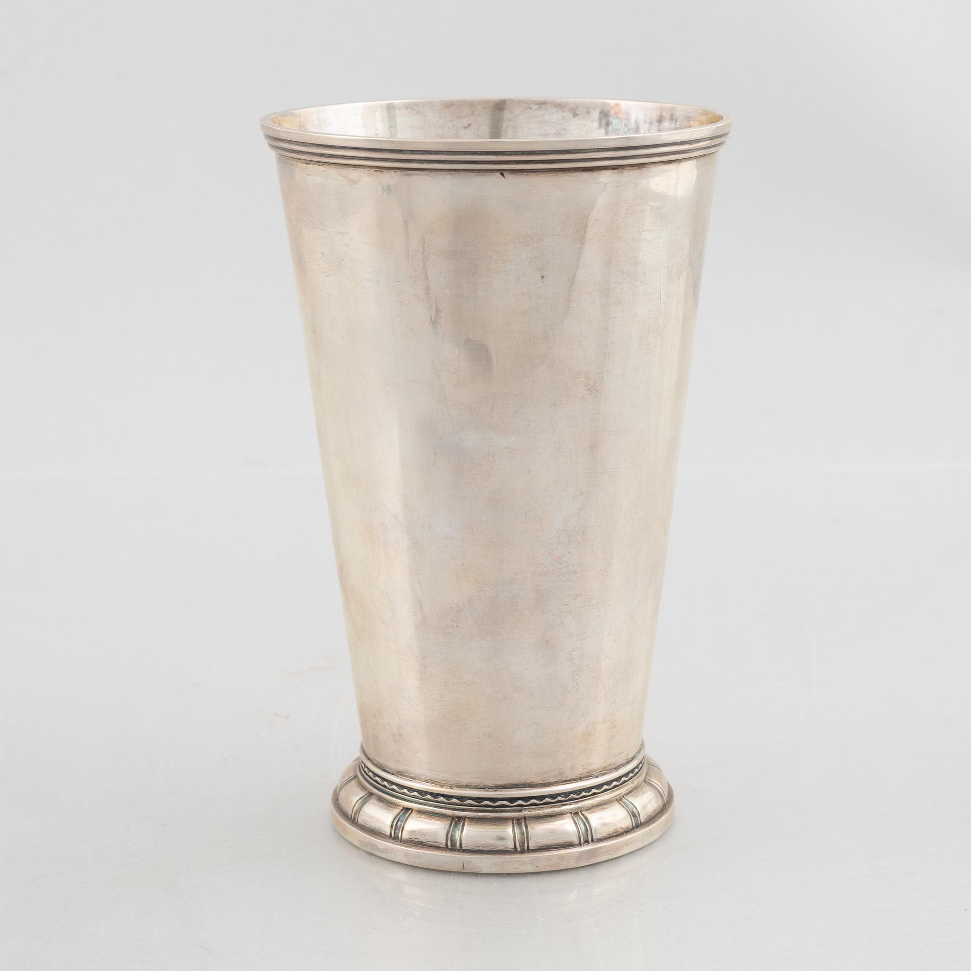 Eric Råström, a silver beaker, CG Råström, Stockholm 1953.